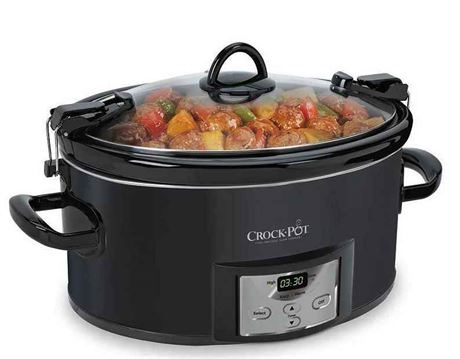 NEW Crockpot 7-qt. Countdown Cook &amp; Carry Slow Cooker $104.98 - READ 