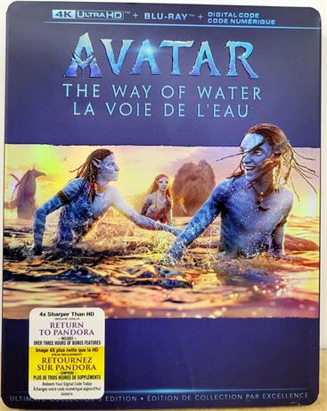 NEW Avatar: Way of Water - Ultimate Collector's UltraHD + Blu-Ray + Digital 