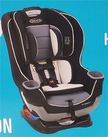 NEW OPEN BOX Graco Convertible Car Seat Extend2Fit, Gotham $389.97 