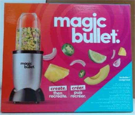 NEW OPEN BOX Magic Bullet MBR-1702M Express Blender & Mixer System Set 17pc $88 