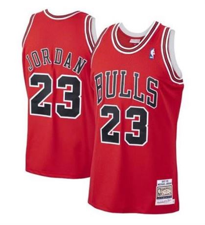 NEW Nike Nba Men's Chicago Bulls Jordan Classic Jersey T-shirt Sz: XXL Red $419 