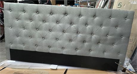 NEW OPEN BOX CosmoLiving Mercer Upholstered Bed Headboard, King $602 - READ 