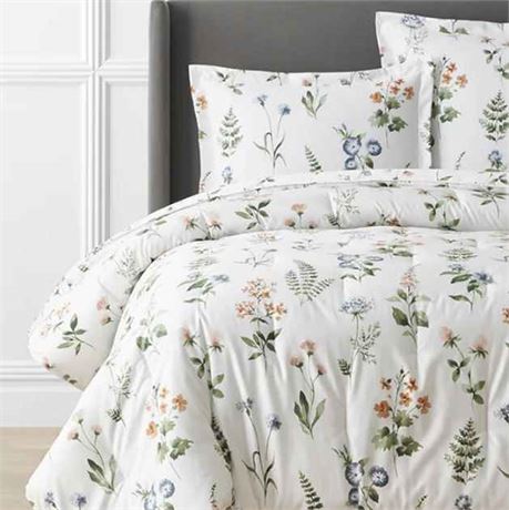 The Company Store Frances Sateen Comforter - Sz Queen $280-READ 