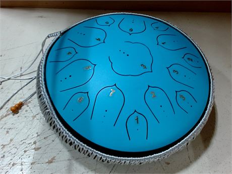 Ithwiu 14 Inch Steel Tongue Drum 15 Notes Hand Drum $80 - READ 