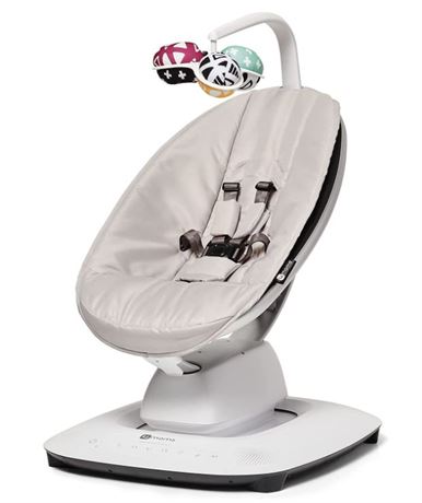 4moms MamaRoo Multi-Motion Bluetooth Baby Swing White $450-READ 