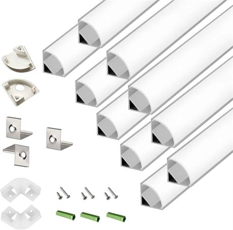 NEW StarlandLed 10x1m LED Aluminum Channel V Shape for Strip Lights $77 