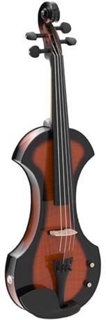 Pyle Full Size Electric Violin, 4/4 Solid Wood with Case $320.37 - READ 