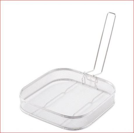 NEW Curtis Stone 487-038 Stainless Steel Easy Lift Basket 