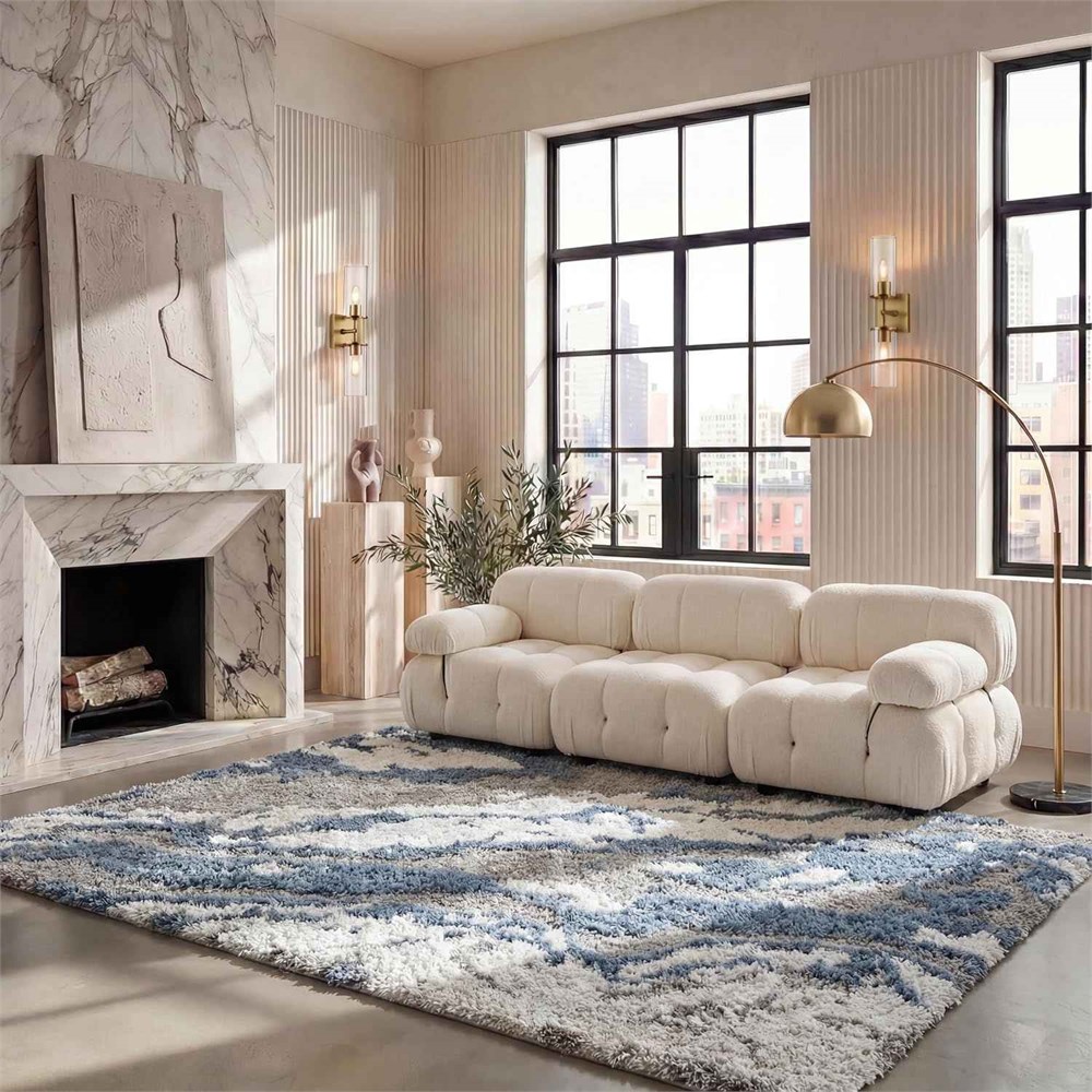 Abstract Pattern Shag Rugs SabbaShop.com - Liquidation & Online Auctions - Save Huge - Pick Up or ...