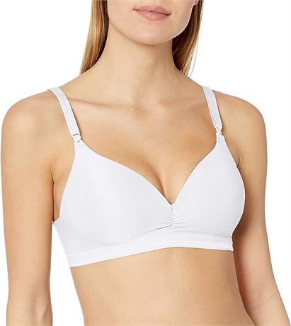  Online Auctions - Save Huge - Ship or Pick Up - NEW Warners  Womens Play It Cool Wire-Free Contour Bra sz:38C, White $44