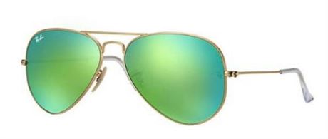 NEW Ray Ban Unisex RB3025 112/19 Green Flash Aviator Sunglasses sz58-14-135 $252 