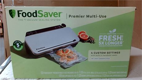 NEW FoodSaver 2093601 Premier Multi-Use Vacuum Sealer $322 